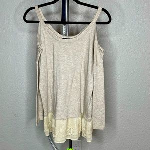 Of the shoulder sweater size small